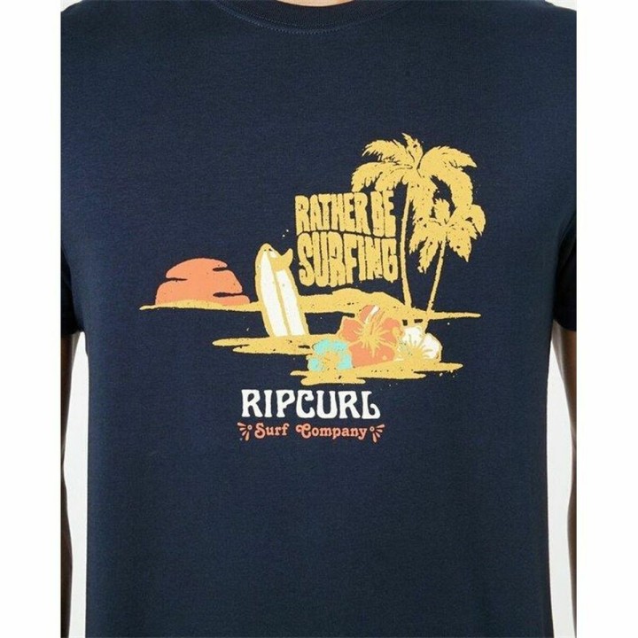 T-shirt Rip Curl Framed Marineblå Mænd