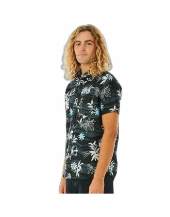 Skjorte Rip Curl Swc Botanica S/S Mænd Kort slange Sort
