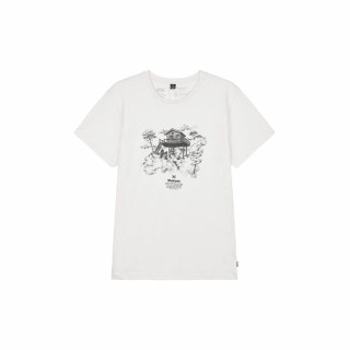 Maglia Picture  DS Surf Cabin Natural Bianco Uomo