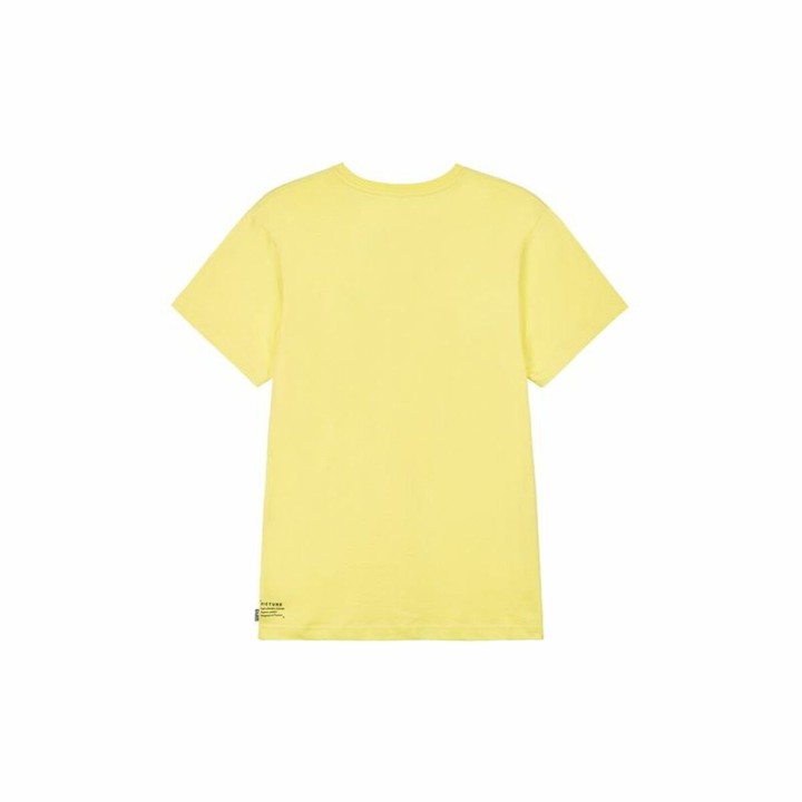 Camiseta Picture Basement Weasurf Amarillo Hombre