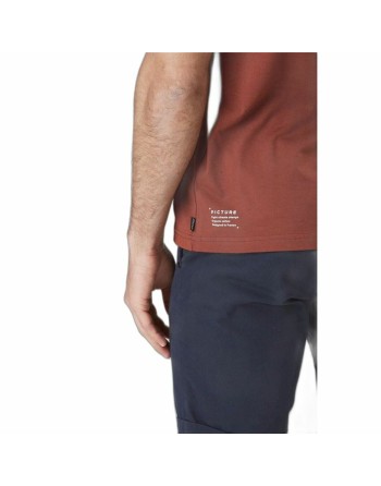 Camiseta Picture Basement Cork Rojo Oscuro Hombre