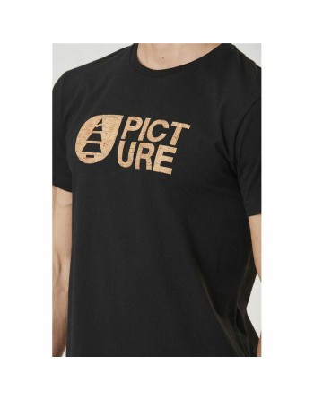 Camiseta Picture Basement Cork Negro Hombre