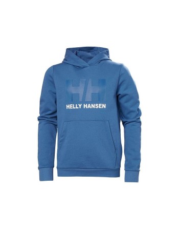 Felpa con Cappuccio Bambino HH LOGO HOODIE 2.0 Helly Hansen  41677 636 Azzurro