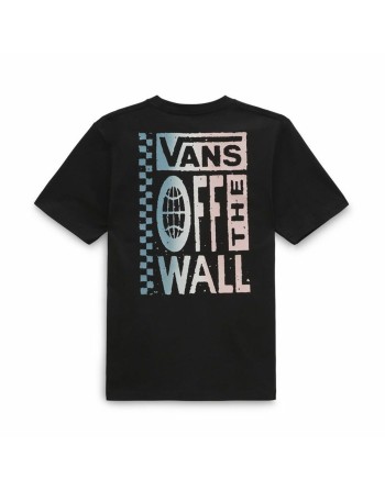 T-shirt à manches courtes enfant Vans Global Stack-B Noir