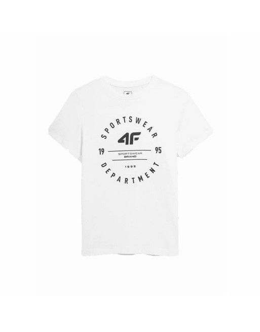 Maglia a Maniche Corte Bambino 4F M294  Bianco