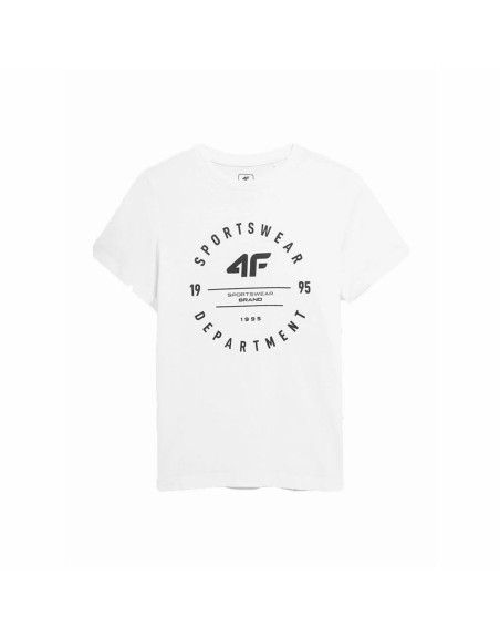 Maglia a Maniche Corte Bambino 4F M294  Bianco