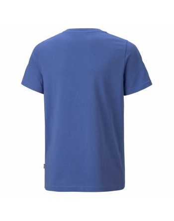 Children’s Short Sleeve T-Shirt Puma Essentials+ Street Art Grap Blue
