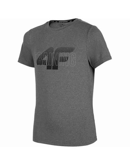 T-shirt à manches courtes enfant 4F JTSMF001  Gris