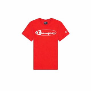 Kortærmet T-shirt til Børn Champion Crewneck  Rød