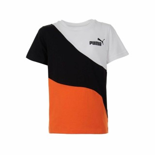 Kortærmet T-shirt til Børn Puma Power Cat  Sort