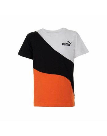 Maglia a Maniche Corte Bambino Puma Power Cat  Nero