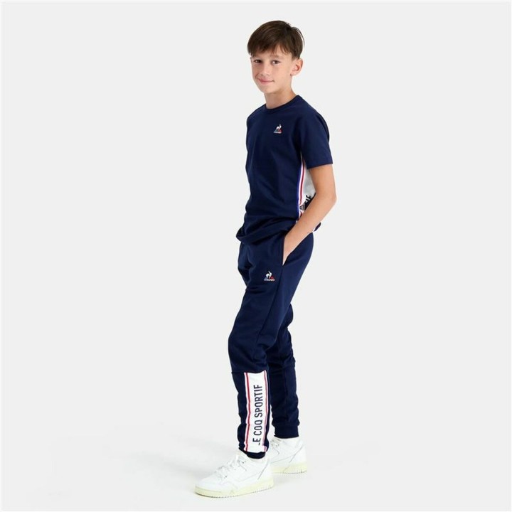 Kortærmet T-shirt til Børn Le coq sportif N°1 Tricolore Blå