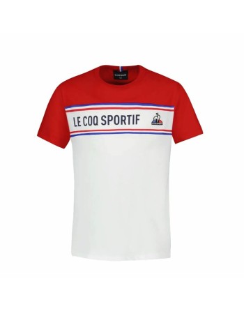 Maglia a Maniche Corte Bambino Le coq sportif  N°2 Tricolore Bianco