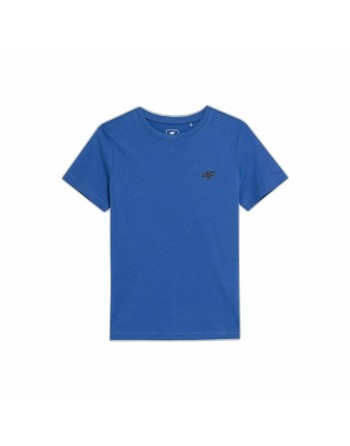 Children’s Short Sleeve T-Shirt 4F M291 Blue