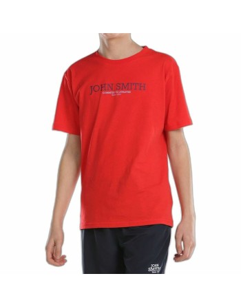 Maglia a Maniche Corte Bambino John Smith Efebo  Rosso