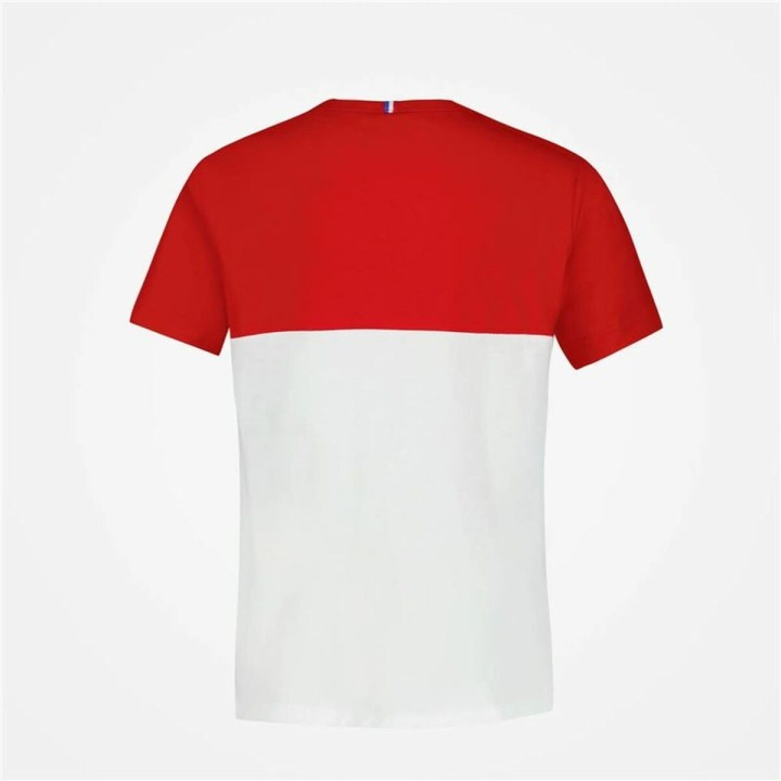 Maglia a Maniche Corte Bambino Le coq sportif  N°2 Tricolore Bianco