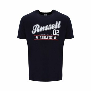 Kortærmet T-shirt Russell Athletic Amt A30311 Sort Mænd