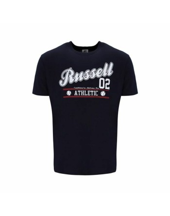 Short Sleeve T-Shirt Russell Athletic Amt A30311 Black Men