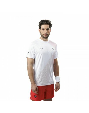 Herren Kurzarm-T-Shirt Drop Shot Airam JMD Weiß