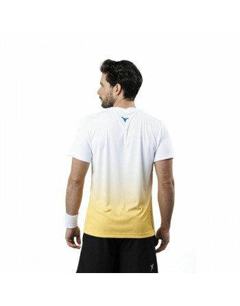 Herren Kurzarm-T-Shirt Drop Shot Alsai Campa Weiß