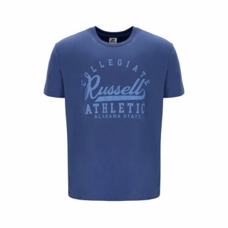Maglia a Maniche Corte Russell Athletic Amt A30211 Azzurro Uomo