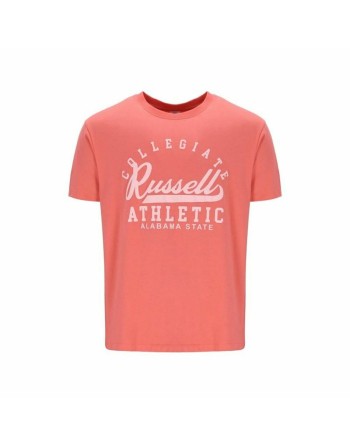 Camiseta de Manga Corta Russell Athletic Amt A30211 Coral Hombre