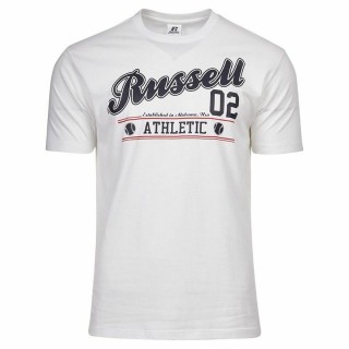 Camiseta de Manga Corta Russell Athletic Amt A30311 Blanco Hombre
