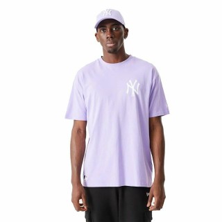 Kortærmet T-shirt New Era MLB League Essentials New York Yankees Violet Unisex