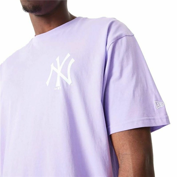 Kortærmet T-shirt New Era MLB League Essentials New York Yankees Violet Unisex