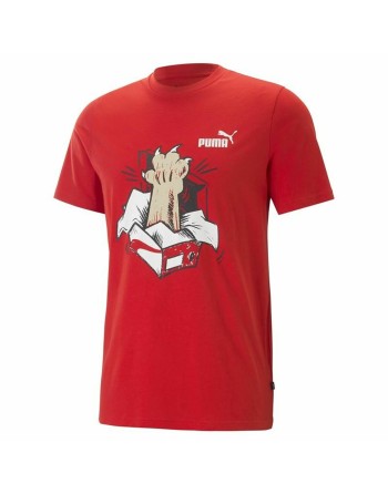 T shirt à manches courtes Puma Graphics Sneaker For All Time Rouge Unisexe