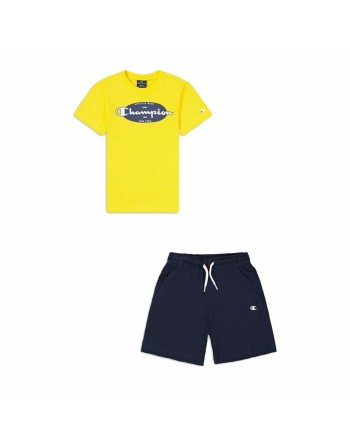Children's Sports Outfit Champion Yellow 2 Pieces