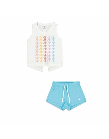 Ensemble de Sport pour Enfants Champion Blanc 2 Pièces