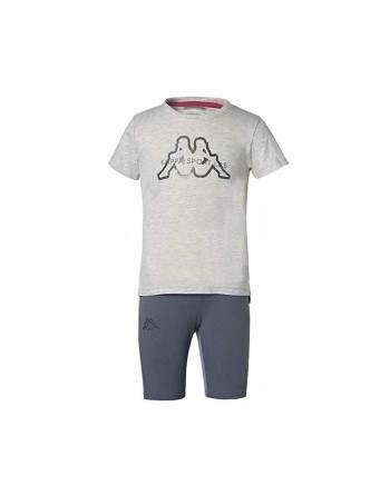 Ensemble de Sport pour Enfants Kappa Grugliasco Off Gris