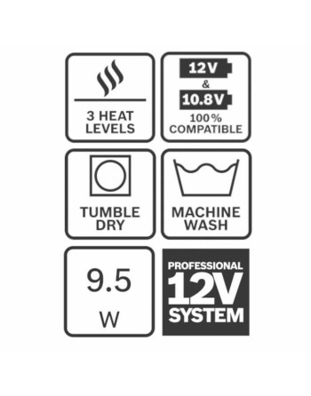 Sudadera con Capucha Hombre BOSCH GHH 12 M