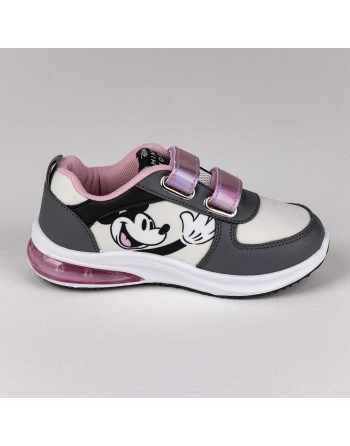 Scarpe Sportive con LED Minnie Mouse Velcro