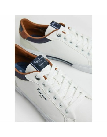 Zapatillas Deportivas Hombre Pepe Jeans Kenton Court Blanco