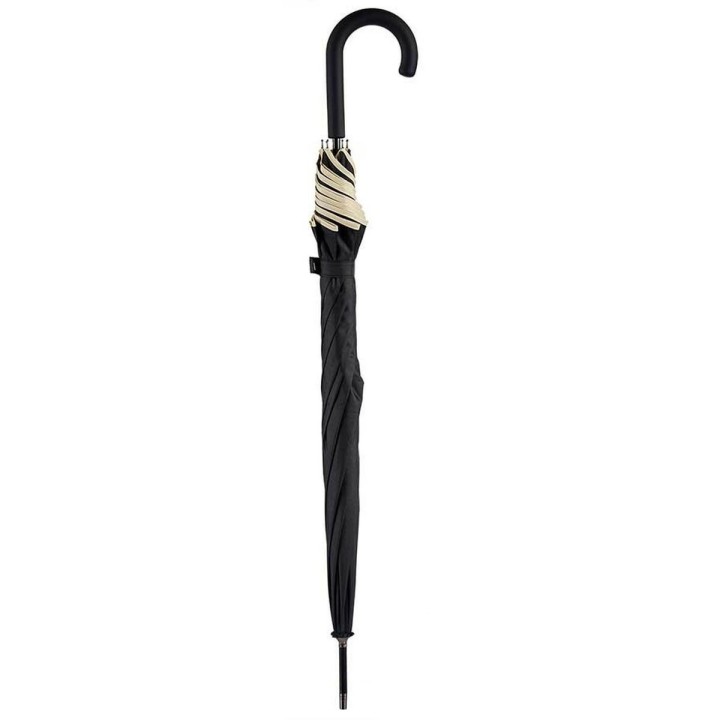 Paraply Sort Flødefarvet Metal Fiber 95 x 95 x 86 cm (12 enheder)