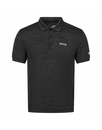 Men’s Short Sleeve Polo Shirt Regatta Remex II Ash Dark grey