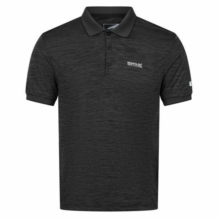 Polo a Maniche Corte Uomo Regatta Remex II Ash Grigio scuro