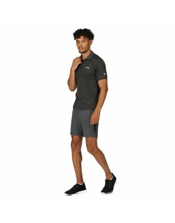 Herren Kurzarm-Poloshirt Regatta Remex II Ash Dunkelgrau
