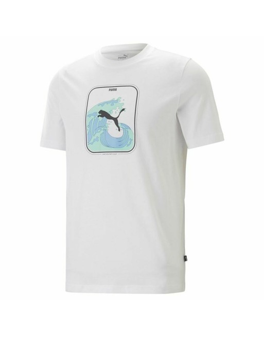 T-shirt Puma Graphics Wave White Men