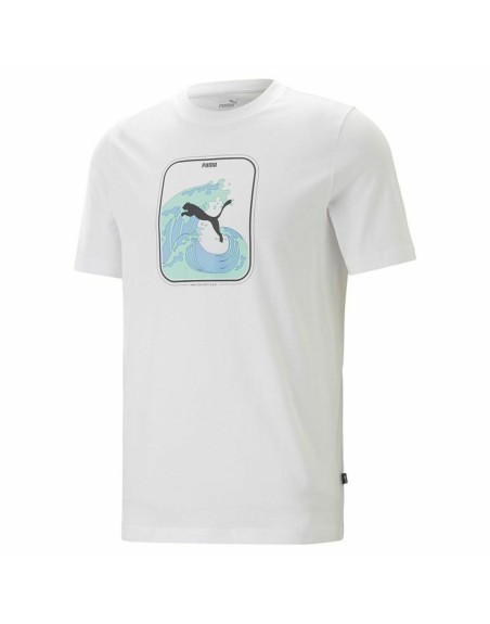 T-Shirt Puma Graphics Wave Weiß Herren