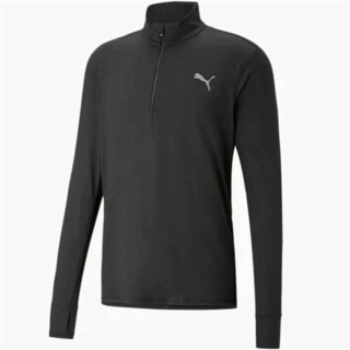 Kortærmet T-shirt til Kvinder Puma Run Favorite Sort Unisex