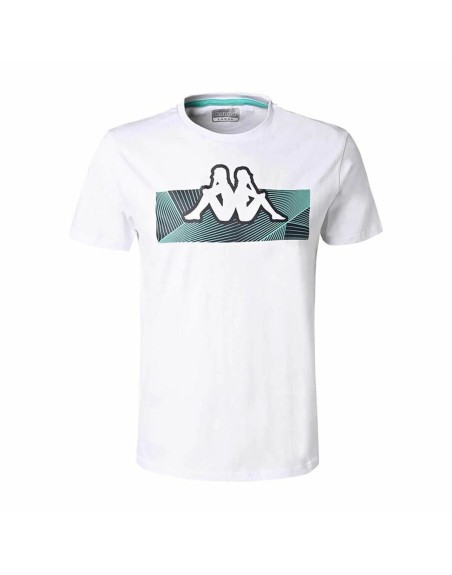 Maglia a Maniche Corte per Bambini Kappa Eryx  Bianco