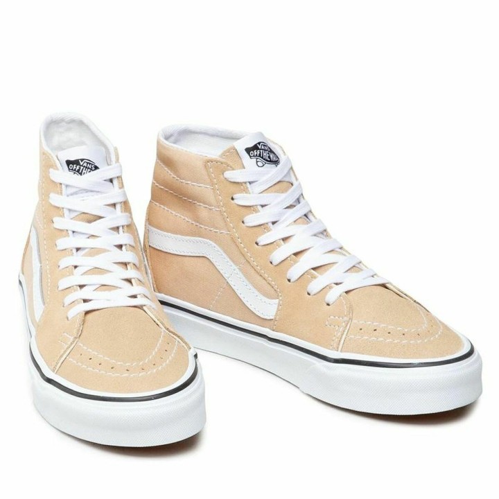 Kvinde Casual Sneakers Vans  Sk8-Hi Lys brun