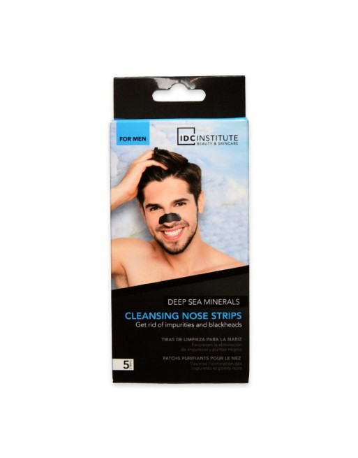 Anti-Mitesser/Poren Gesichtsmaske IDC Institute Men Mineralien Nase (5 uds)