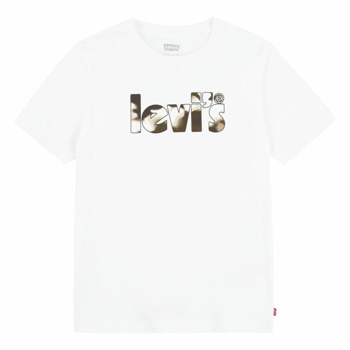 Chemisette Levi's Camo Poster Logo Bright Blanc