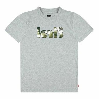 T-Shirt Levi's Camo Poster Logo Gray 60731 Grau