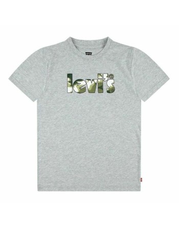 Chemisette Levi's Camo Poster Logo Gray Gris