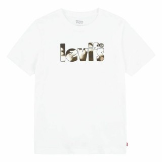 T-shirt Levi's Camo Poster Logo Bright 60732 Hvid